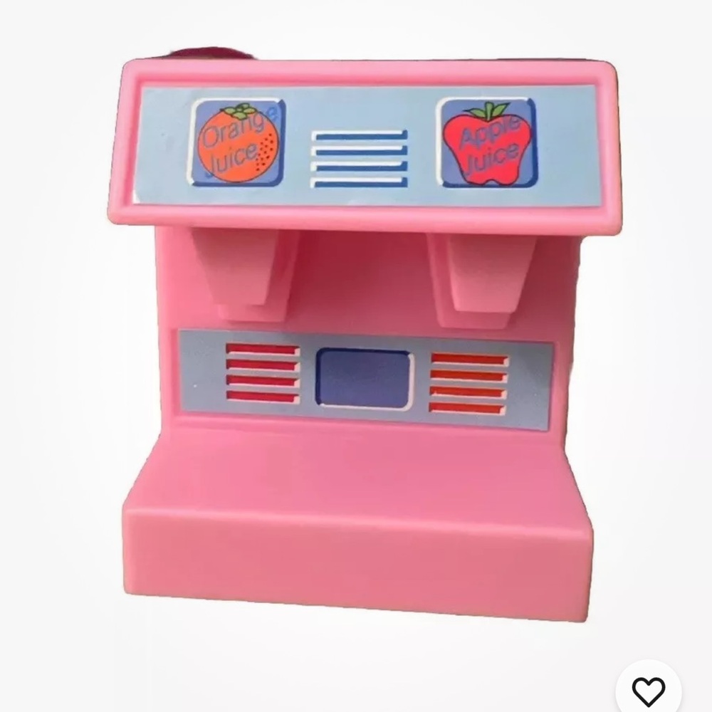 Vtg Mattel Barbie Pink Juice Fountain Machine Hard to find!